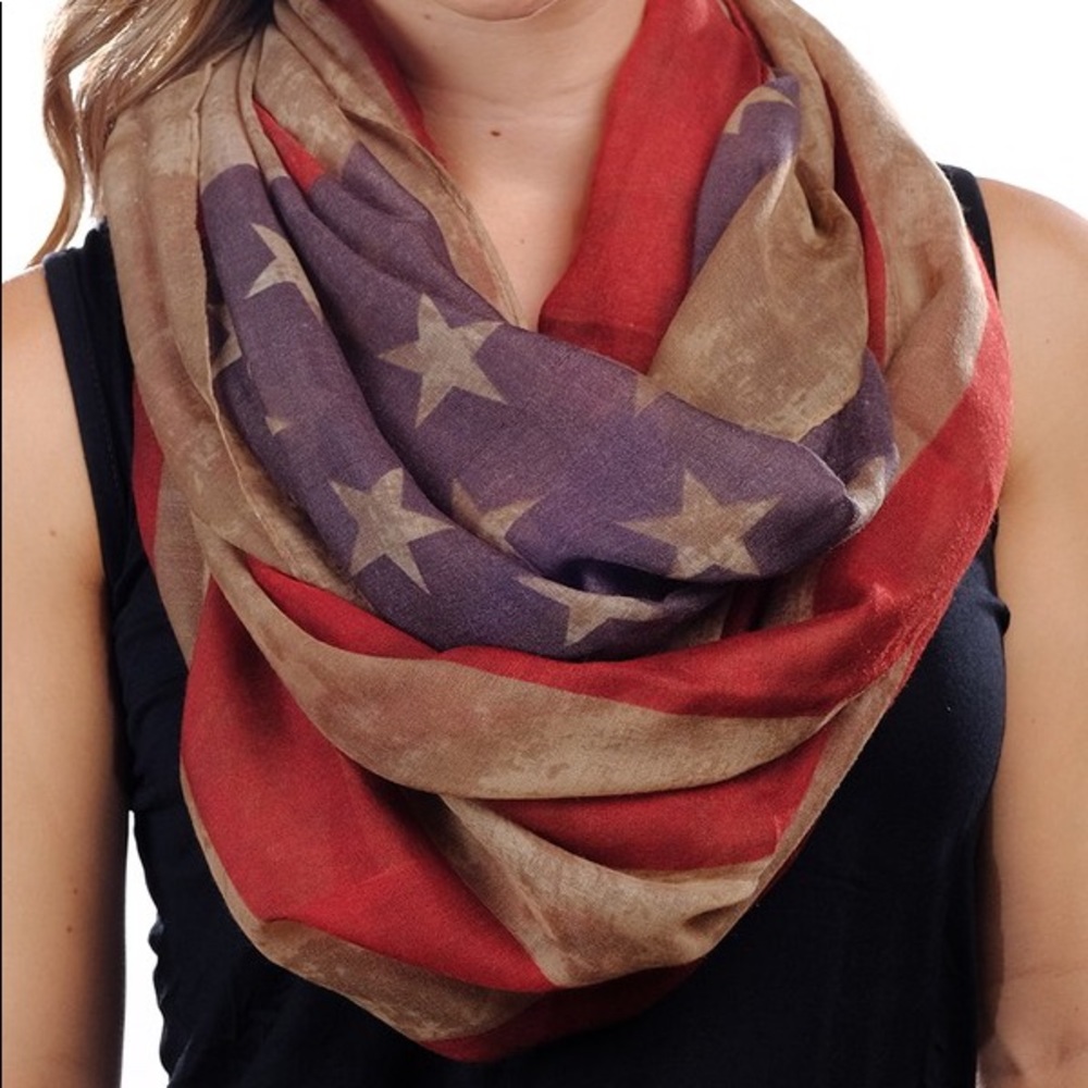 American Flag Scarve
